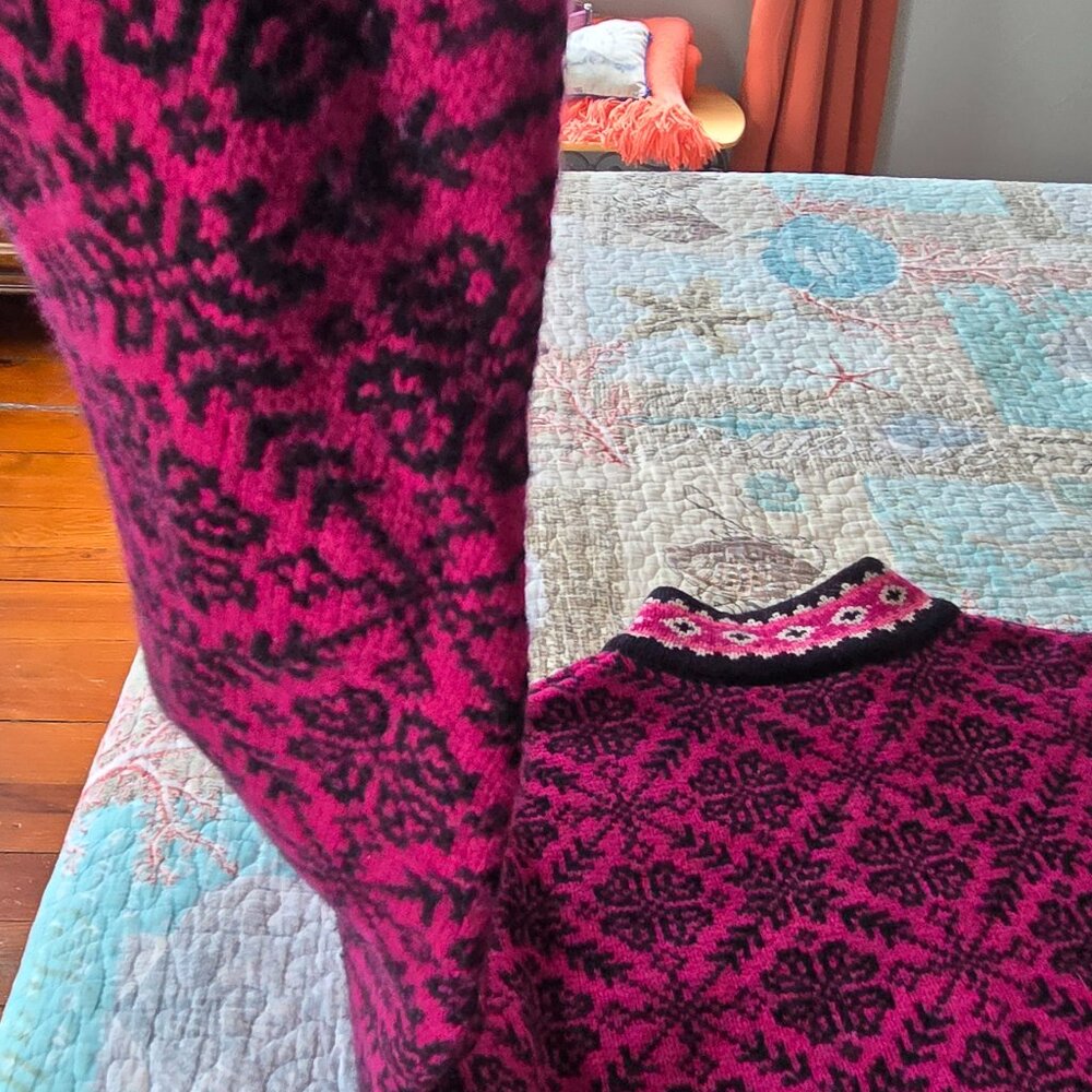 100% Merino Wool LL Bean Ladies Cardigan